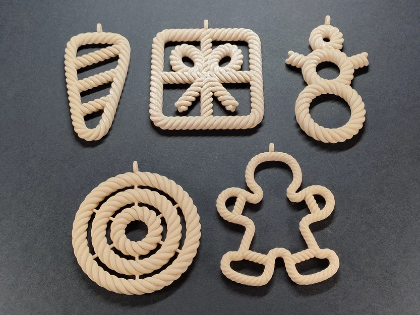 Bộ Sưu Tập Trang Trí Giáng Sinh Hình Dây Thừng 2 - Image 8