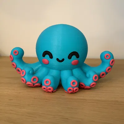 Mô Hình Bạch Tuộc Kawaii Dễ Thương