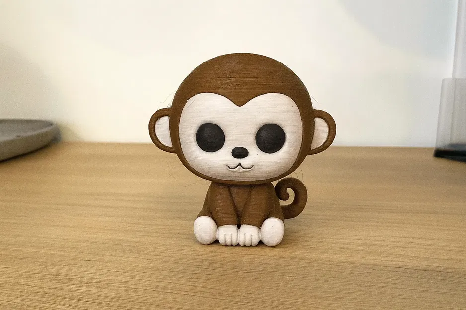 Mô Hình Khỉ Chibi Kawaii Dễ Thương - Image 2