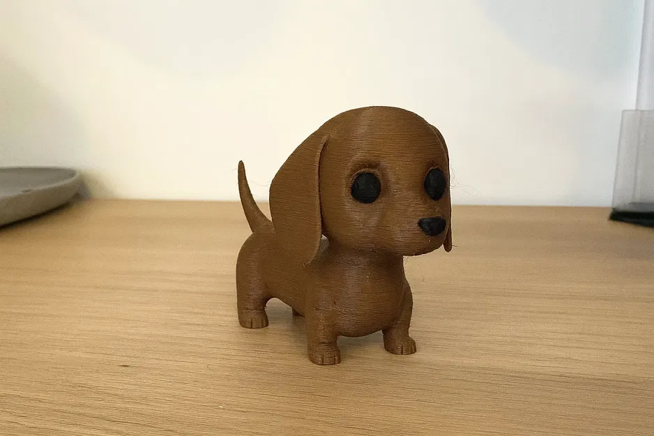 Mô Hình Chó Dachshund Kawaii Dễ Thương - Image 2