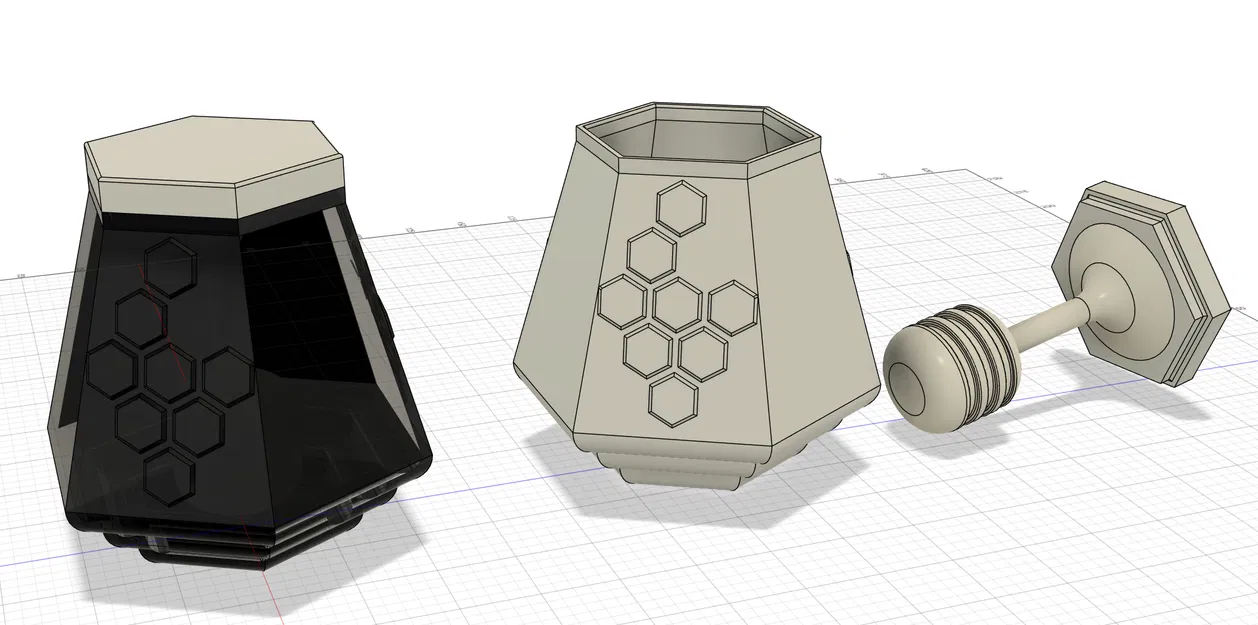 Lọ Mật Ong Hình Lục Giác - Image 2