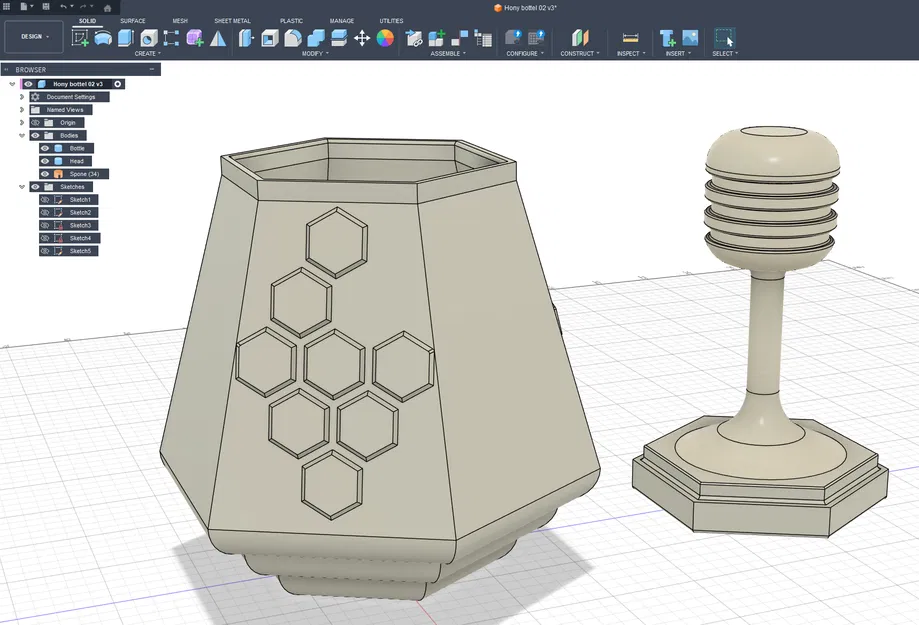 Lọ Mật Ong Hình Lục Giác - Image 4
