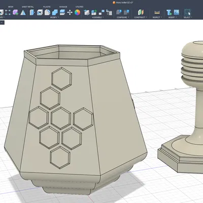 Lọ Mật Ong Hình Lục Giác