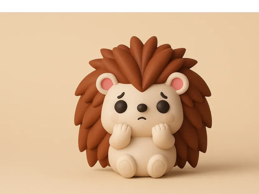 Tượng Nhím Dễ Thương - Image 1