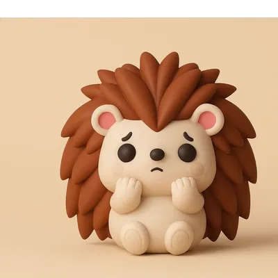 Tượng Nhím Dễ Thương