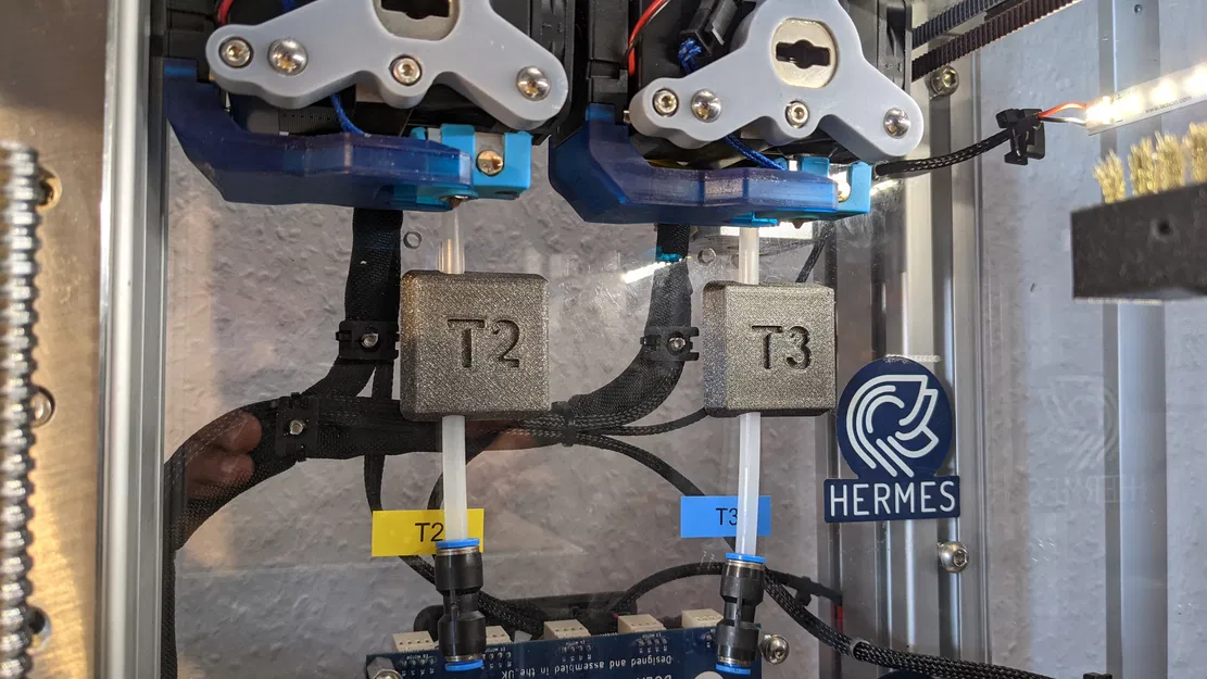 E3D ToolChanger - Giá Đỡ Ống Bowden Hemera - Image 3