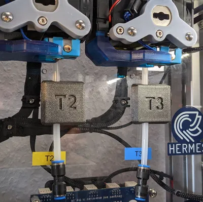 E3D ToolChanger - Giá Đỡ Ống Bowden Hemera