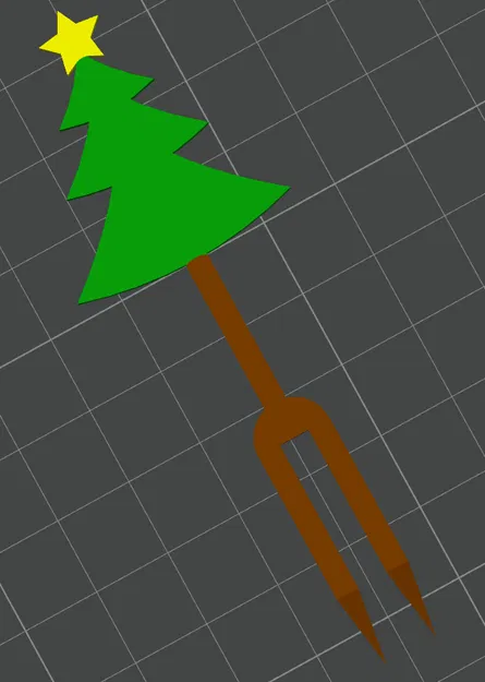 Cọc Cây Thông Noel 3D; Cọc Trang Trí Chậu Cây Hình Cây Thông Noel - Image 2