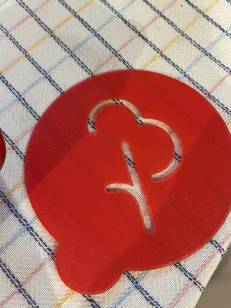 Khuôn Stencil Cà Phê Logo Parkrun - Image 2