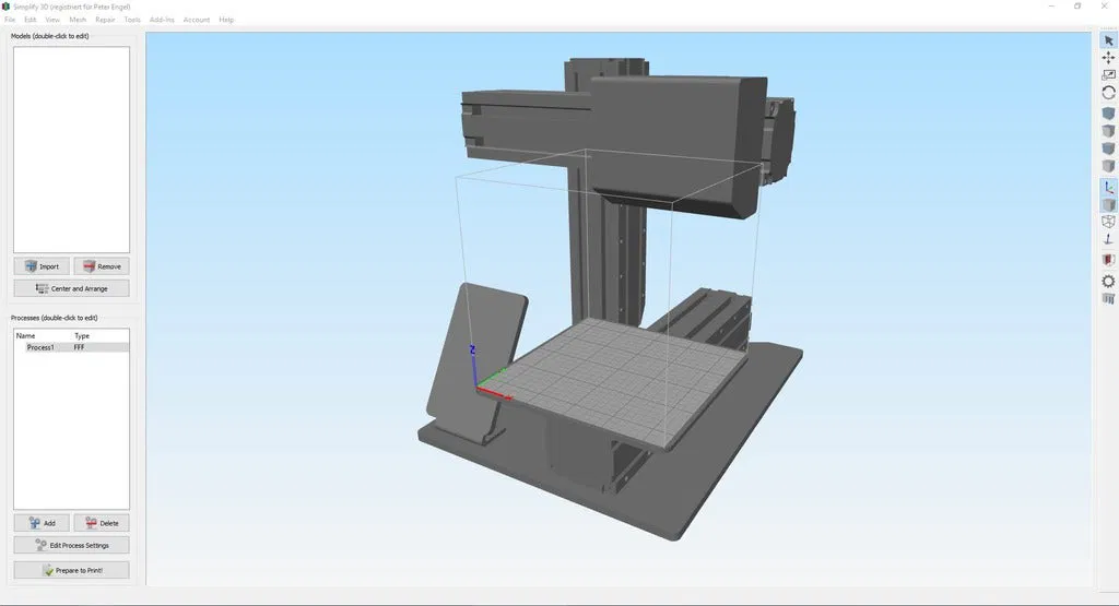 Mô Hình Snapmaker Cho Simplify3D - Image 2