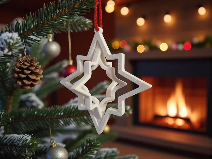 Ngôi Sao Giáng Sinh 3D Độc Đáo - Image 1