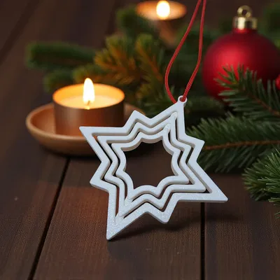 Ngôi Sao Giáng Sinh 3D Độc Đáo