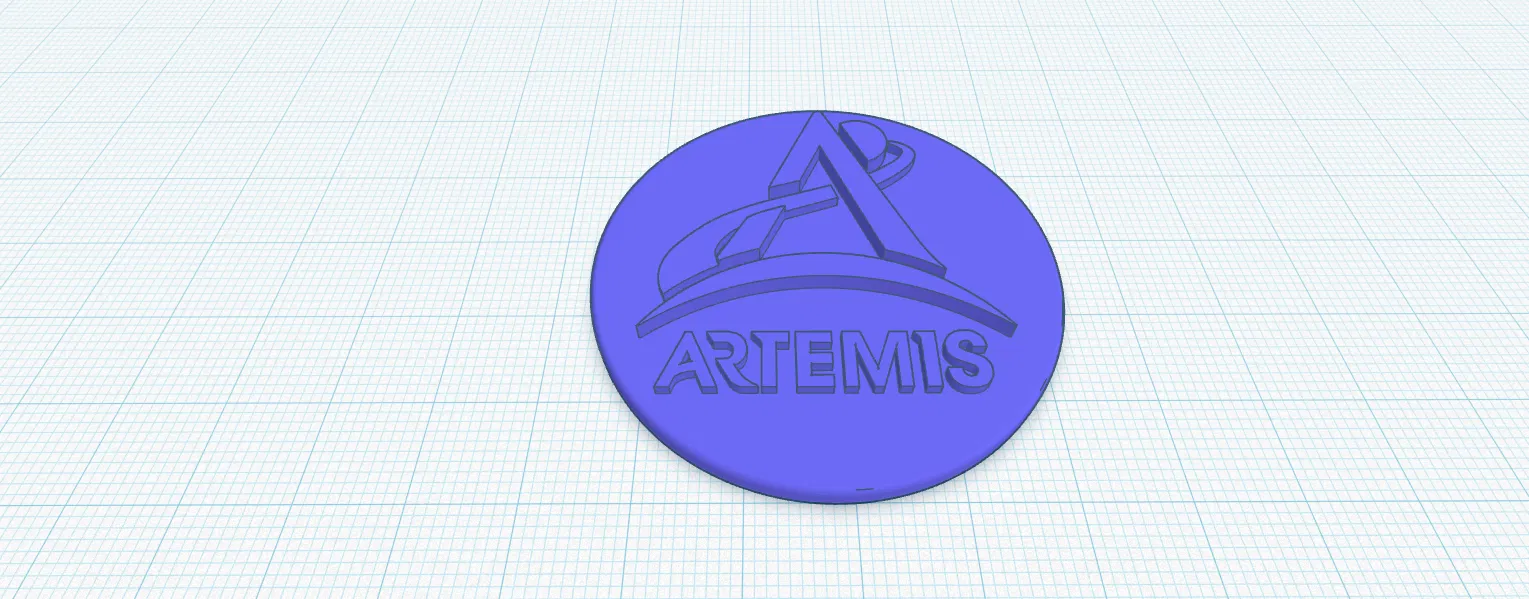 Đồng xu Logo NASA Artemis - Image 1