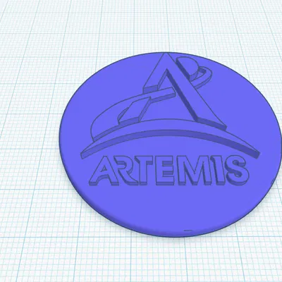 Đồng xu Logo NASA Artemis