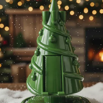 Giá đỡ điện thoại & Organizer cây thông Noel - Đa năng (Bản 2025)