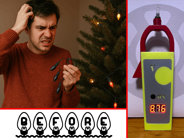 Thiết bị kiểm tra bóng đèn cây thông Noel