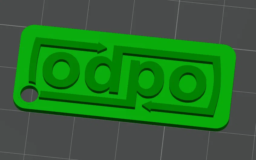 Móc khóa ODPO / Dây treo chìa khóa hiệu ODPO - Image 2