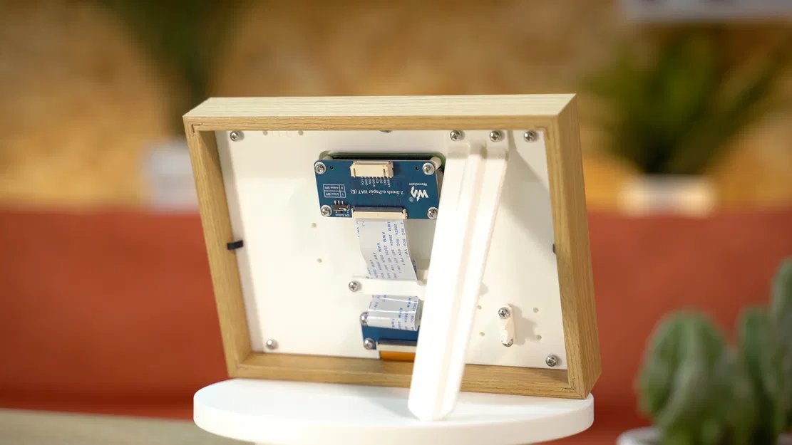 Tự làm Bảng điều khiển E-INK Màu - Thời tiết | Lịch | Ảnh | Tin tức... - Image 2