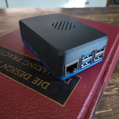 Vỏ Case cho Raspberry Pi 5 với Zooz ZAC93 và Tản Nhiệt (chốt gài)