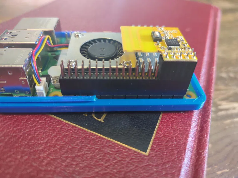 Vỏ Case cho Raspberry Pi 5 với Zooz ZAC93 và Tản Nhiệt (chốt gài) - Image 2