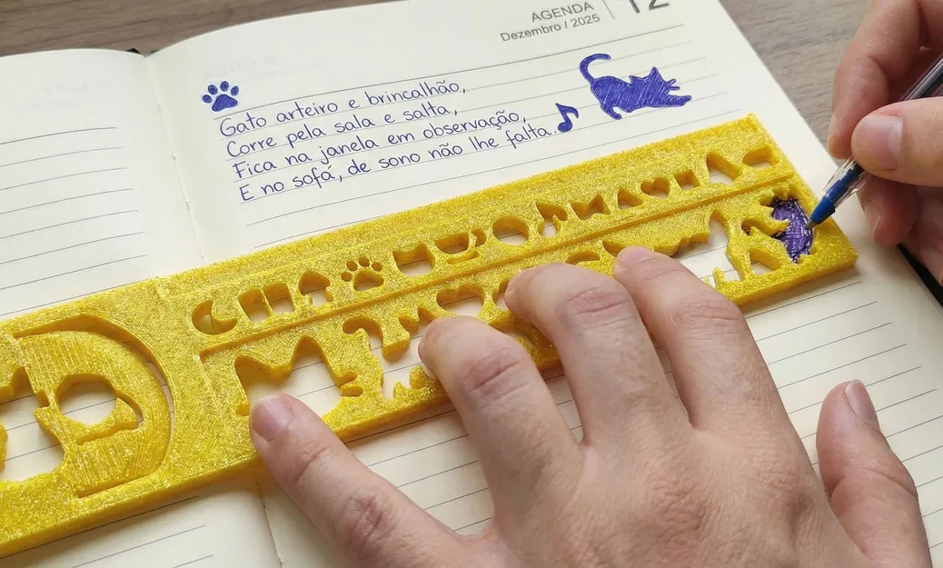 Thước Kẻ Mèo - Dễ Thương và Chính Xác - Image 1