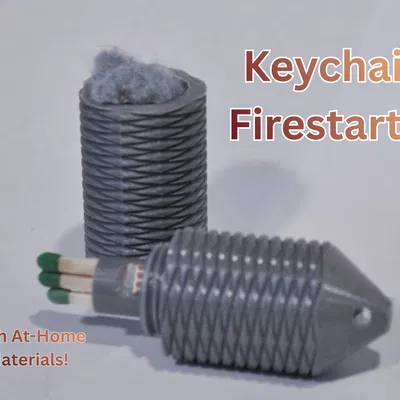 Móc Khóa Tạo Lửa (Thiết Kế Vặn Mở)