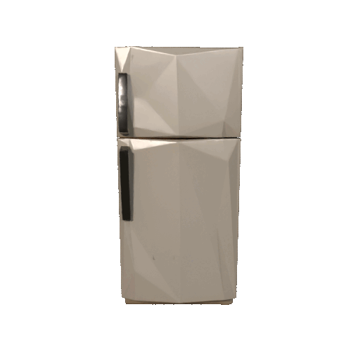 Mô hình Tủ Lạnh Low Poly 3D