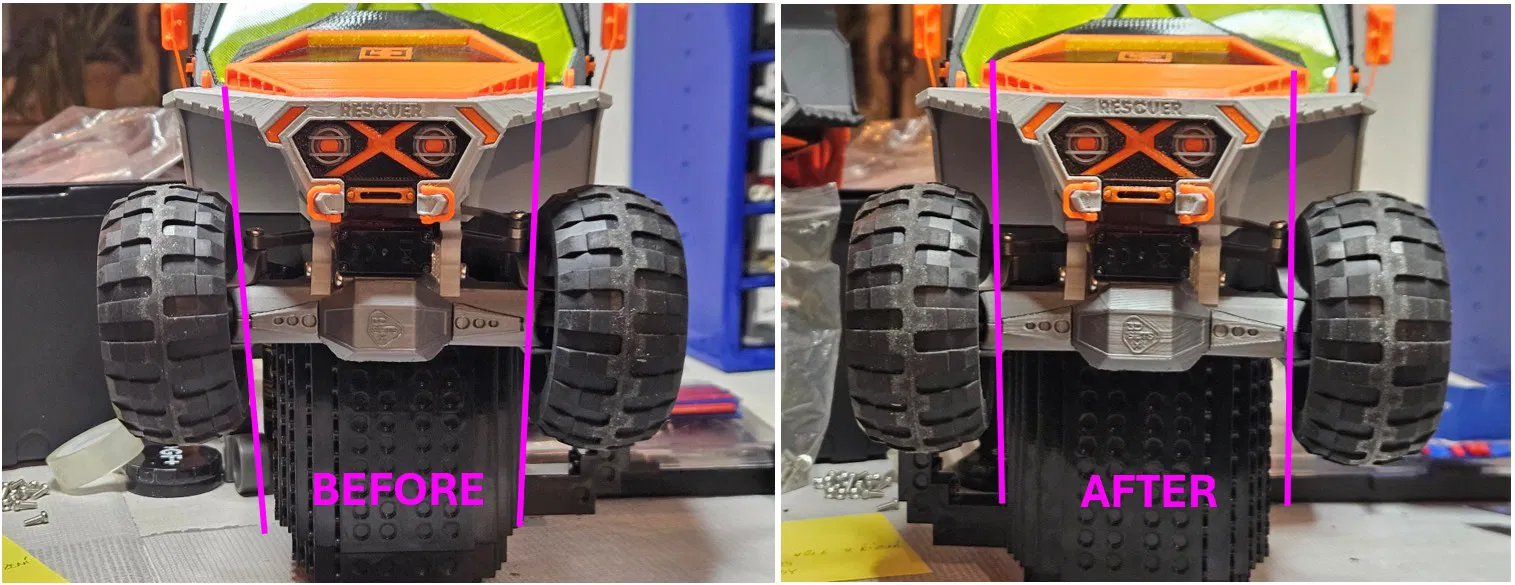 Bộ 3D Mini4x4 Rescuer - Gioăng trục / Giới hạn khoảng hở - Image 1