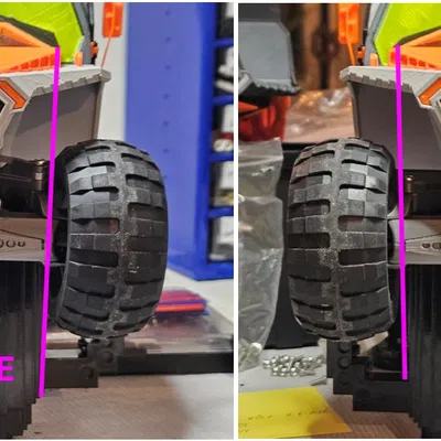 Bộ 3D Mini4x4 Rescuer - Gioăng trục / Giới hạn khoảng hở