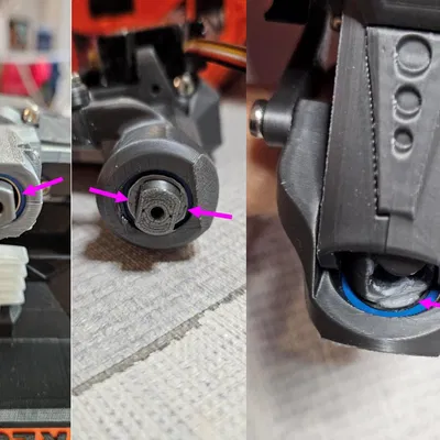 Bộ 3D Mini4x4 Rescuer - Gioăng trục / Giới hạn khoảng hở