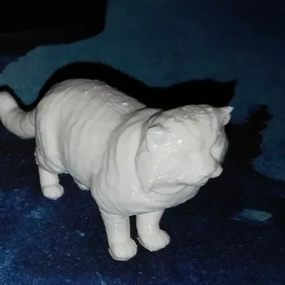 Mô Hình 3D Mèo Manul Hoang Dã