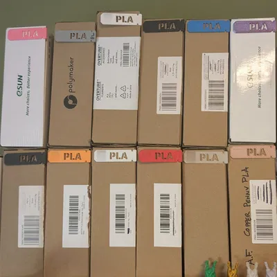 Nhãn Dán Hộp Cuộn Dây Tóc (Filament Box Swatch Labels)
