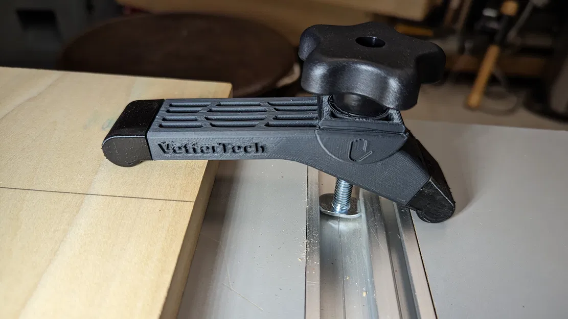 Kẹp Giữ Cho Ray T-slot bằng TPU và PLA (6" x 1 1/8") - Image 3