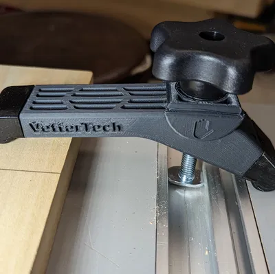 Kẹp Giữ Cho Ray T-slot bằng TPU và PLA (6" x 1 1/8")