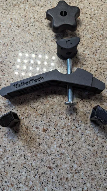 Kẹp Giữ Cho Ray T-slot bằng TPU và PLA (6" x 1 1/8") - Image 4