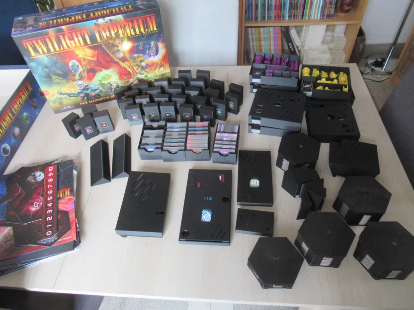 Bộ Sắp Xếp Twilight Imperium 4 (Kèm Prophecy of Kings, Thunder's Edge, Uncharted Space, Monuments) - Image 1