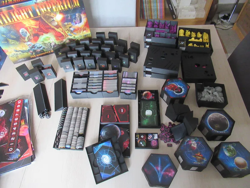 Bộ Sắp Xếp Twilight Imperium 4 (Kèm Prophecy of Kings, Thunder's Edge, Uncharted Space, Monuments) - Image 2