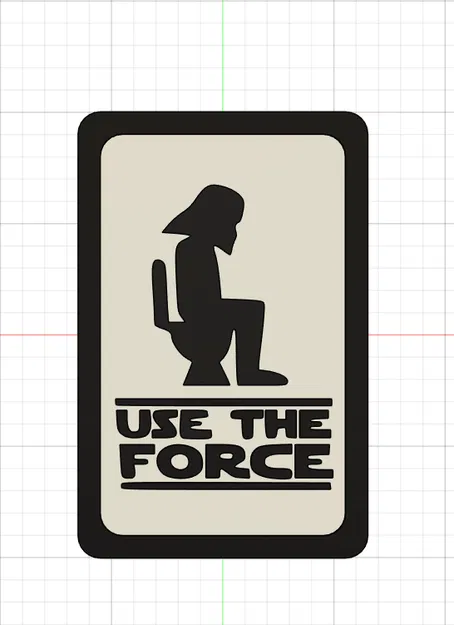 Dùng Sức Mạnh Đi – Biển WC Hài Hước - Image 1