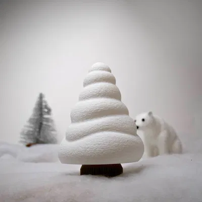 Cây thông Noel Tealight - Tuyết rơi