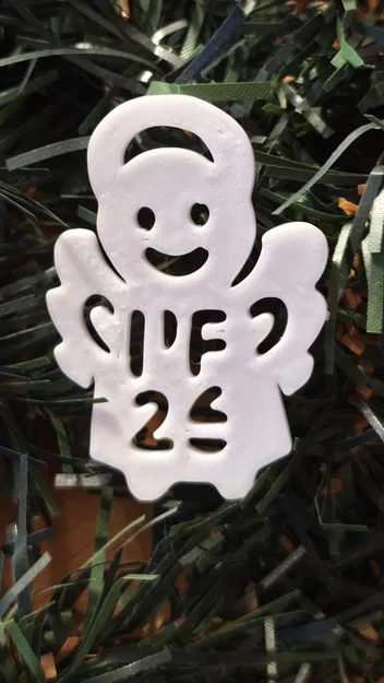 Mẫu Angel_PF - Thiên thần trang trí 3D đón Năm mới - Image 1