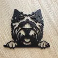 Trang Trí Tường West Highland Terrier / Westie Đặt Đứng 2D - Thumbnail 1