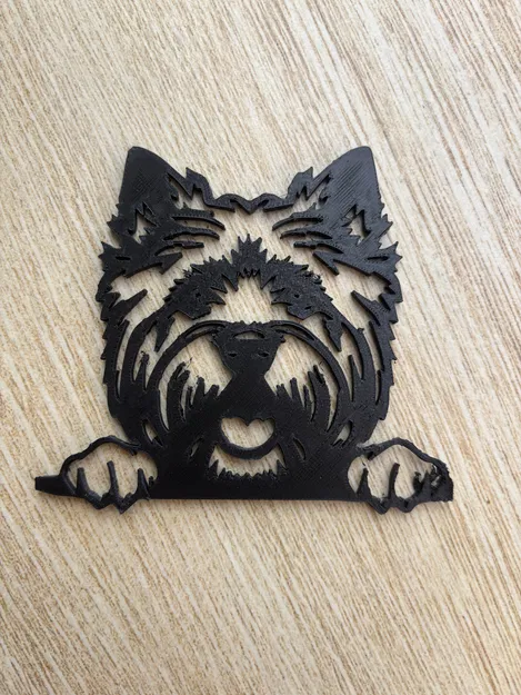 Trang Trí Tường West Highland Terrier / Westie Đặt Đứng 2D - Image 2