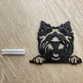 Trang Trí Tường West Highland Terrier / Westie Đặt Đứng 2D - Thumbnail 4