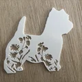 West Highland Terrier – Trang Trí Tường / Chó Westie Đứng Độc Lập - Thumbnail 1