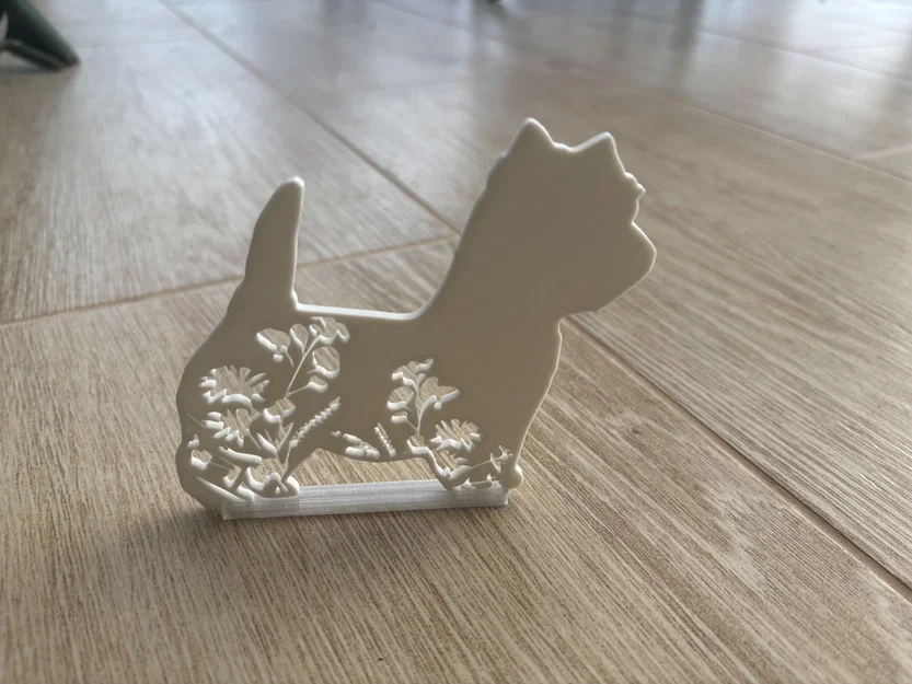 West Highland Terrier – Trang Trí Tường / Chó Westie Đứng Độc Lập - Image 2