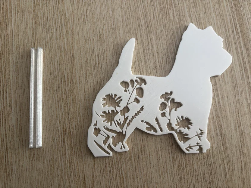 West Highland Terrier – Trang Trí Tường / Chó Westie Đứng Độc Lập - Image 3