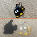Móc Khóa Bom Mario 8-bit Nhiều Bộ Phận - Thumbnail 1