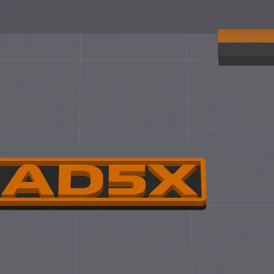 Tấm Tên Hộp Máy Flashforge AD5X