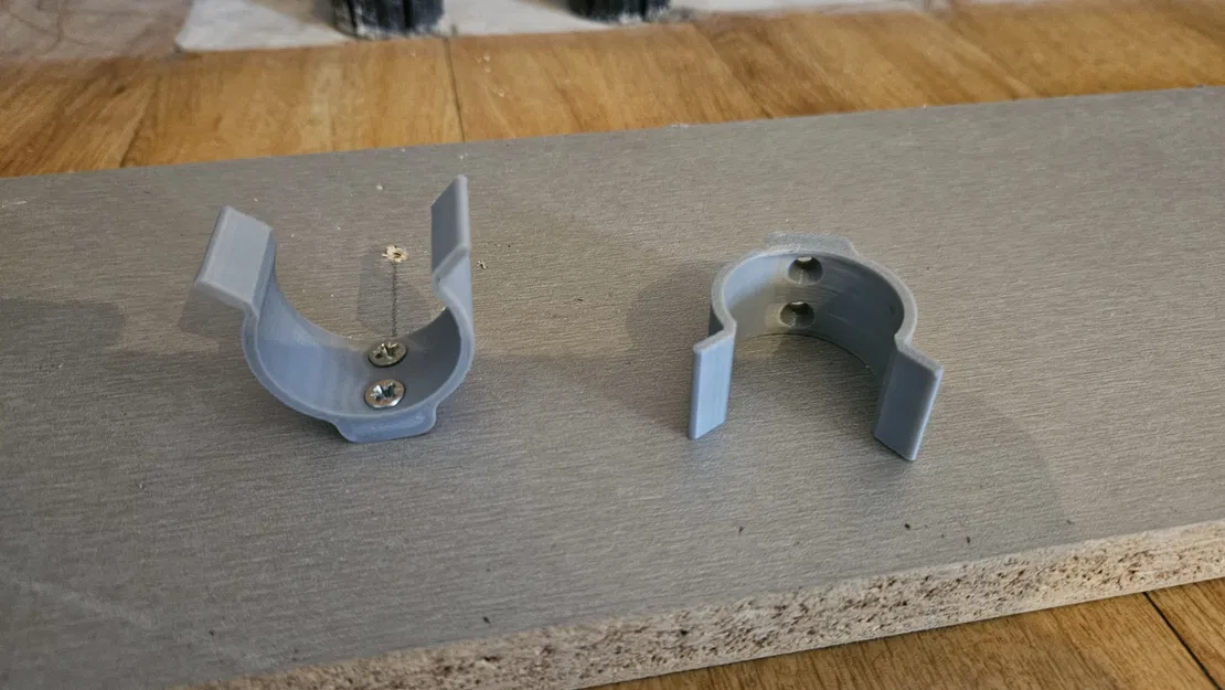 Kẹp 30mm Cho Len Tường / Ván Chân Tường Phòng Bếp và Phòng Tắm - Image 2