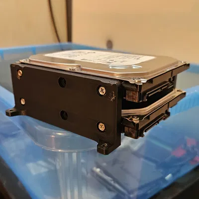 Giá đỡ 2 ổ cứng 3.5" cho việc mod case máy tính